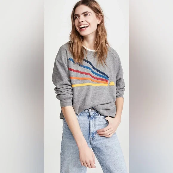 Aviator Nation Daydream Relaxed Crew Sweatshirt - Picture 10 of 17